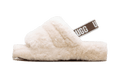 UGG WOMENS Fluff Yeah Slide Womens "Beige" 1095119 NAT 1095119 NAT from Stadium Goods