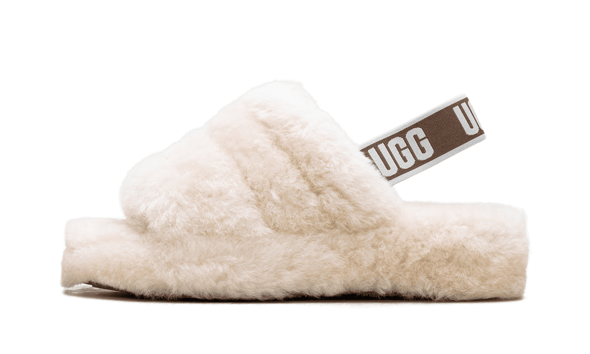 UGG WOMENS Fluff Yeah Slide Womens "Beige" 1095119 NAT 1095119 NAT from Stadium Goods