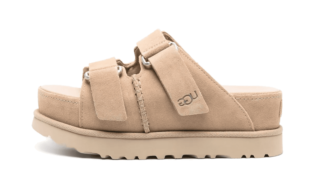 UGG WOMENS Goldenstar Hi Slide Womens "Sand" 1155458 SAN 1155458 SAN from Stadium Goods