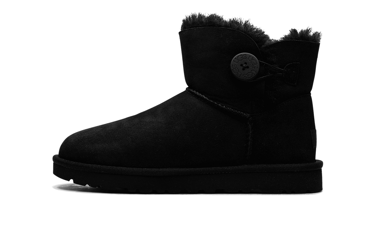 UGG WOMENS Mini Bailey Button Boot Womens "Black" 1016422 BLK 1016422 BLK from Stadium Goods