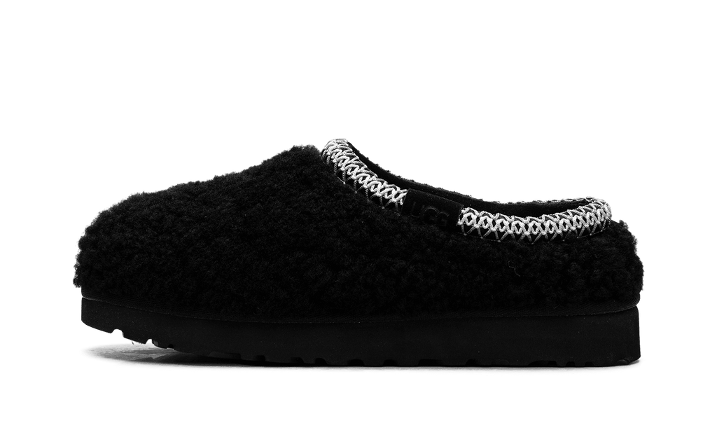 UGG WOMENS Tasman Maxi Curly Slipper Womens "Black" 1158356 BLK 1158356 BLK from Stadium Goods