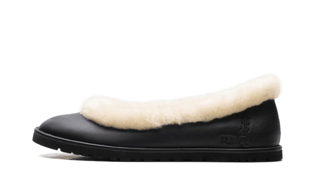 UGG WOMENS Zora Leather Ballet Flat Womens "Black" 1178450 BLK 1178450 BLK from Stadium Goods
