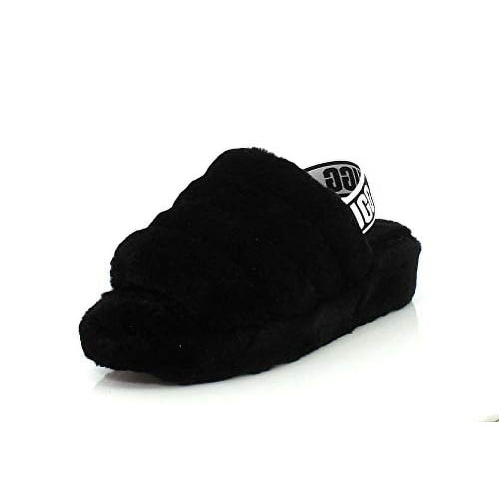 UGG Women's Fluff Yeah Slide in Charcoal, 11 US