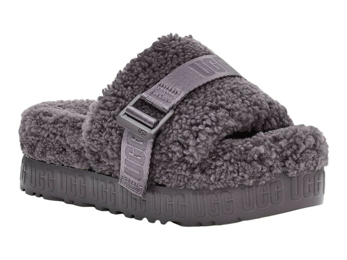 UGG Women's Fluffita Sheepskin Slipper Slide Sandals 1113475