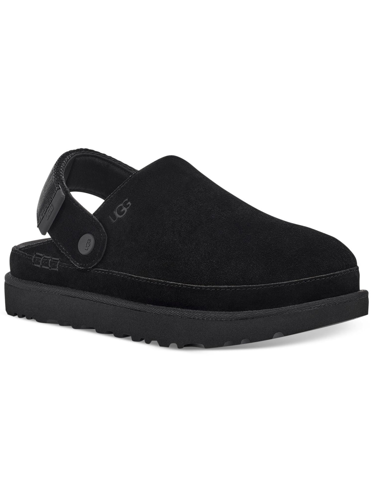 UGG Goldenstar Clog Suede Womens Shoes Size 7, Color: Black