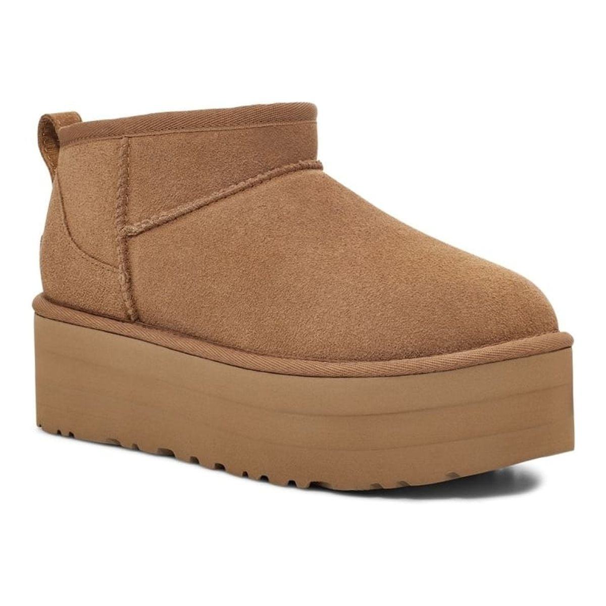 UGG Classic Ultra Mini Platform Boot Suede Womens Shoes Size 11, Color: Black
