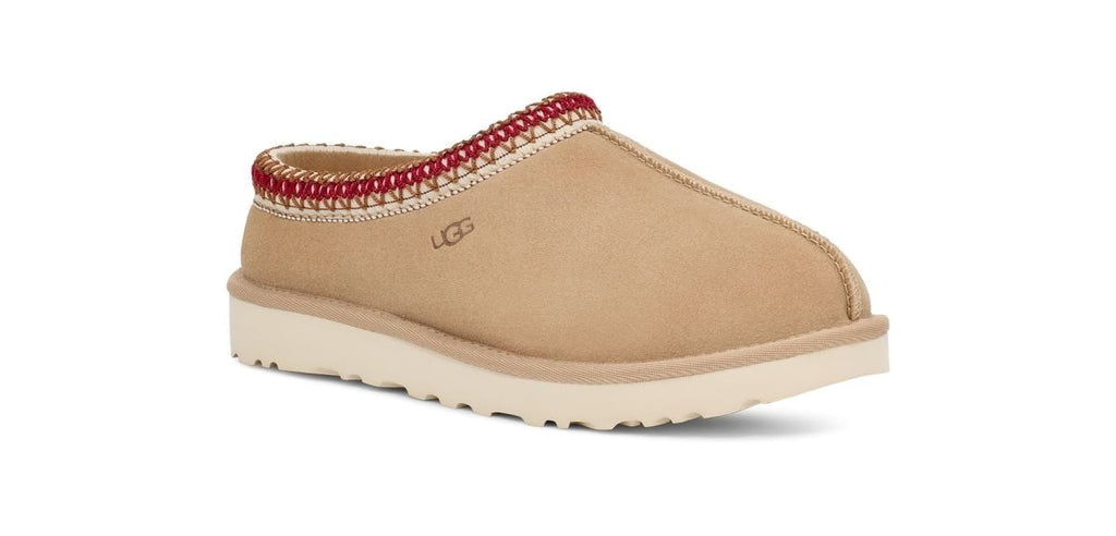 UGG Womens Tasman Clog Sand/Dark Cherry - 5955-SNDD SAND/DARK CHERRY