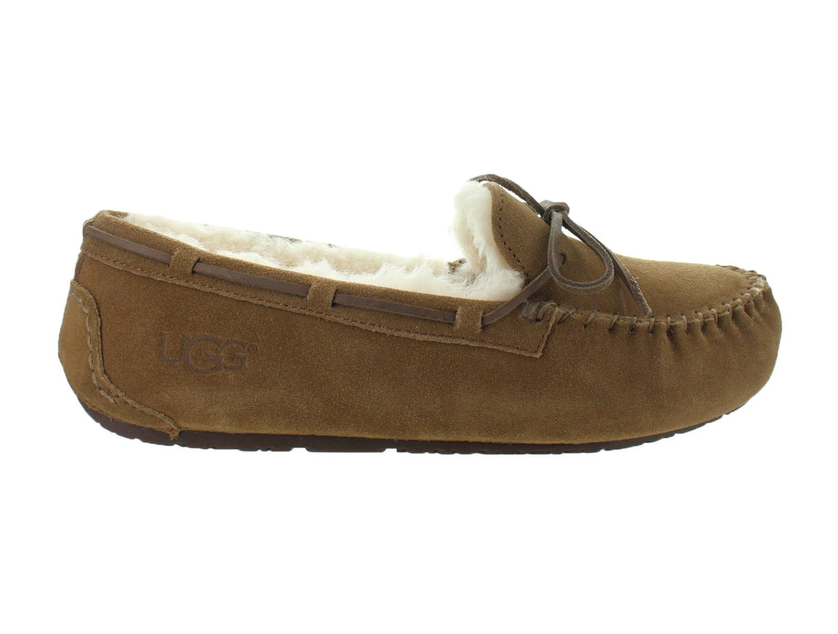 Ugg Girls Dakota Moccasin Slippers, Chestnut,13 M US