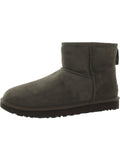 Ugg Women's Classic Mini II Water Resistant Suede Wool Slip On Low Boot