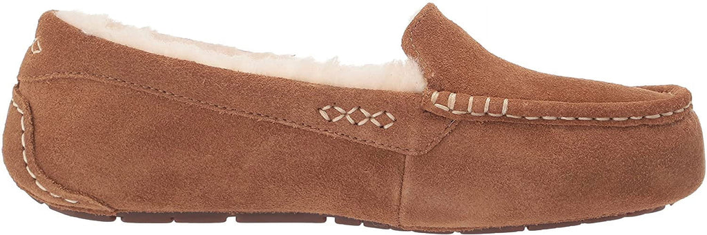 UGG Womens Ansley Slipper 6 Wide Chestnut