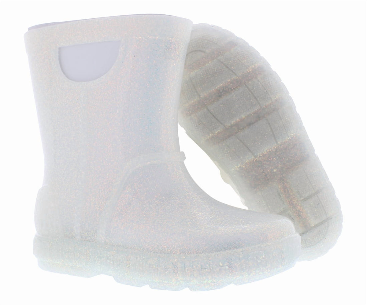 UGG Drizlita Glitter Boot Infant/Toddler Shoes Size 6, Color: White