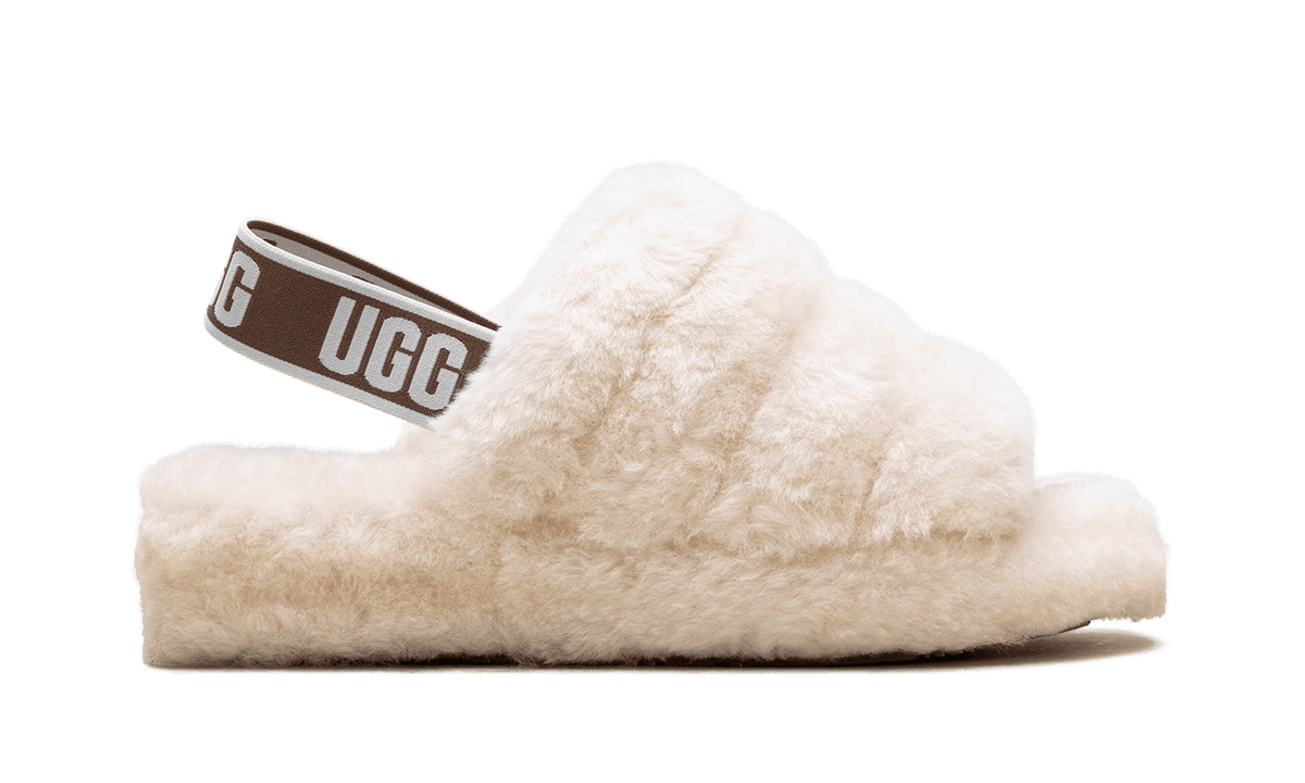 UGG WOMENS Fluff Yeah Slide Womens "Beige" 1095119 NAT 1095119 NAT from Stadium Goods