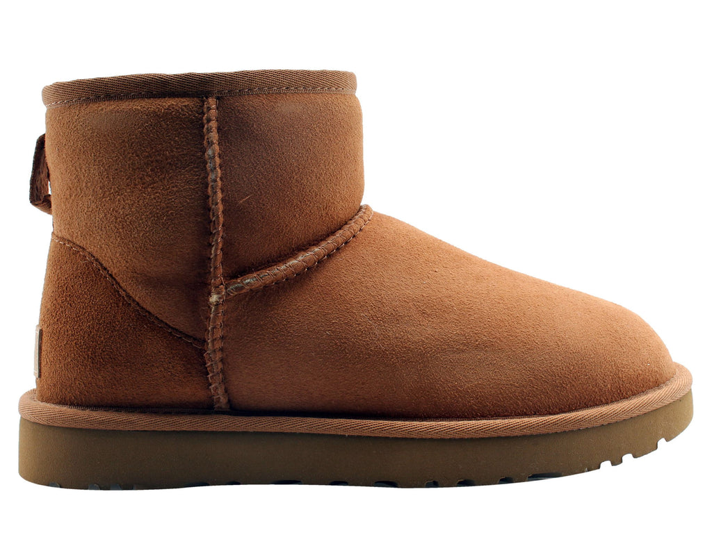 UGG Womens Classic Mini II Boot Chestnut - 1016222-CHE 6 CHESTNUT