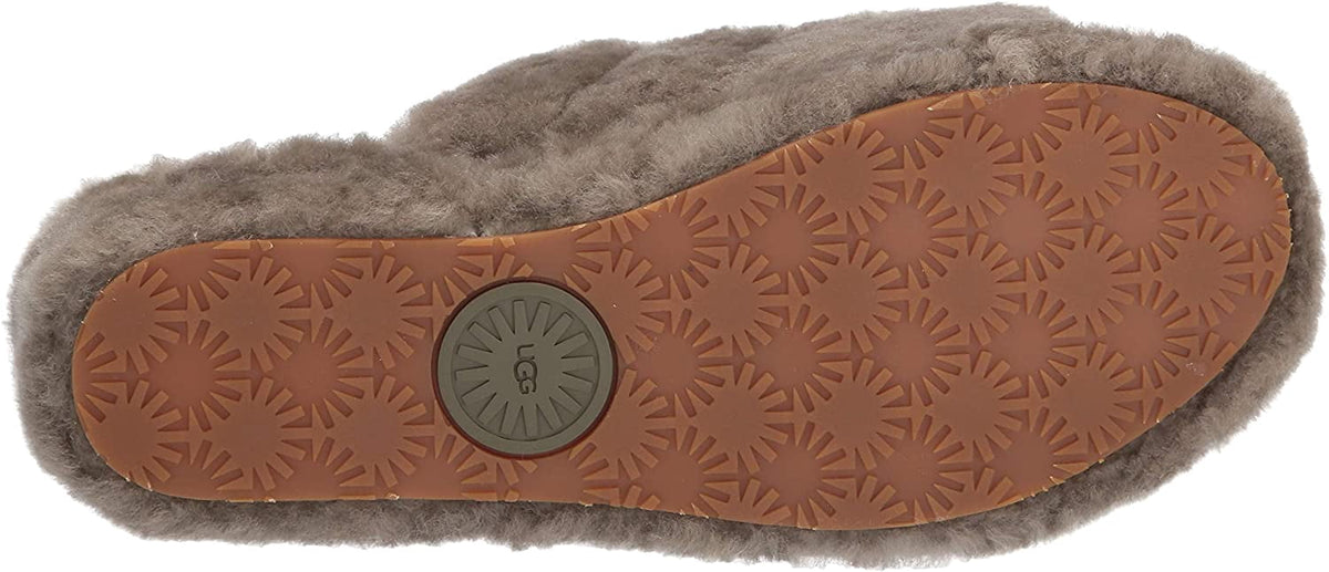 UGG Womens Fluff Yeah Slide Slipper 12 Burnt Olive