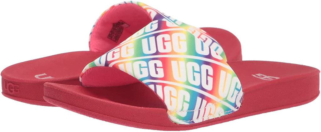 UGG Kids Beach Slide UGG Sandal Little Kid 4-8 Years 13 Little Kid Rainbow