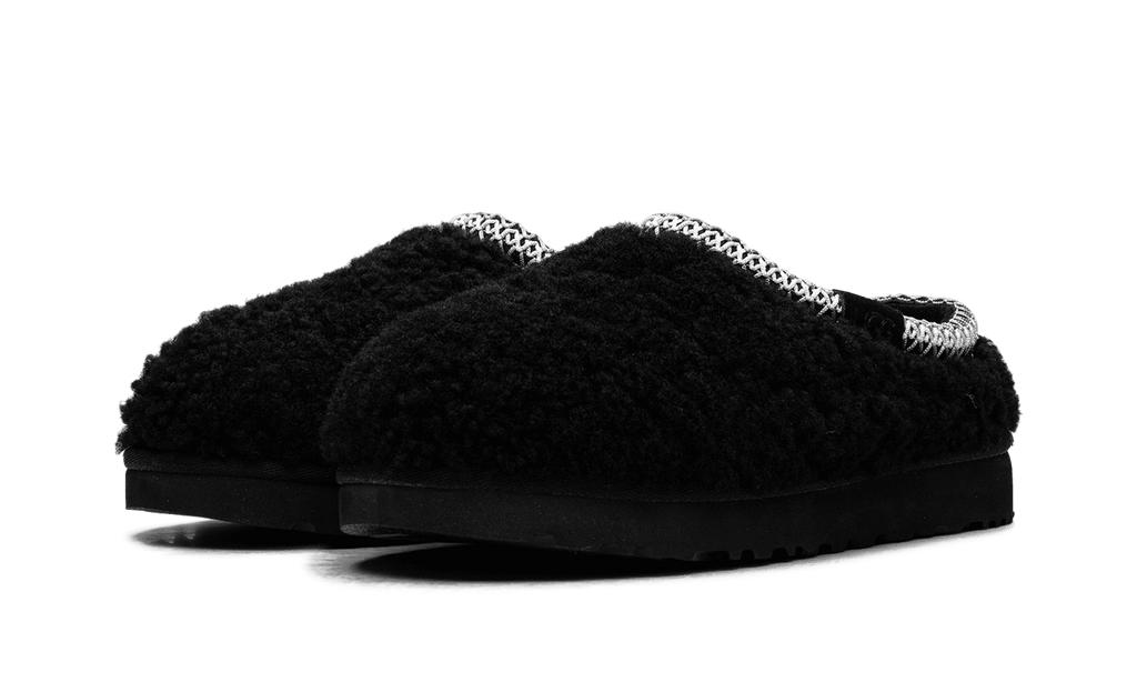 UGG WOMENS Tasman Maxi Curly Slipper Womens "Black" 1158356 BLK 1158356 BLK from Stadium Goods