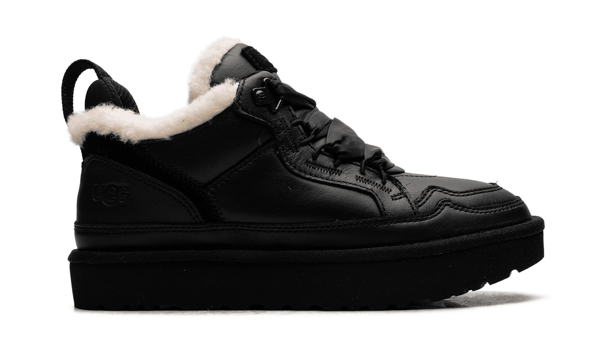 UGG WOMENS Lowmel Leather Womens "Black" 1171537 BLK 1171537 BLK from Stadium Goods