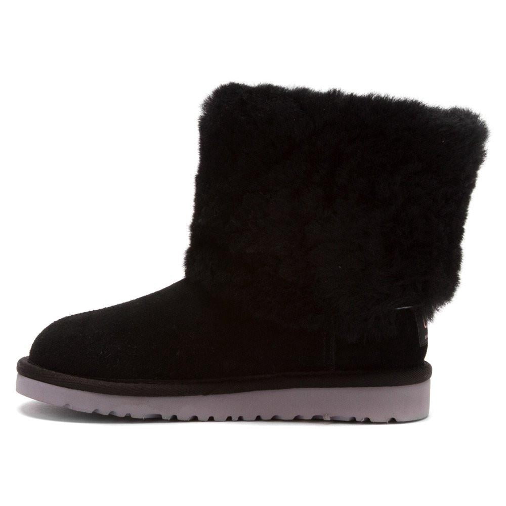 Ugg Kids Ellee Leather Boots Chocolate