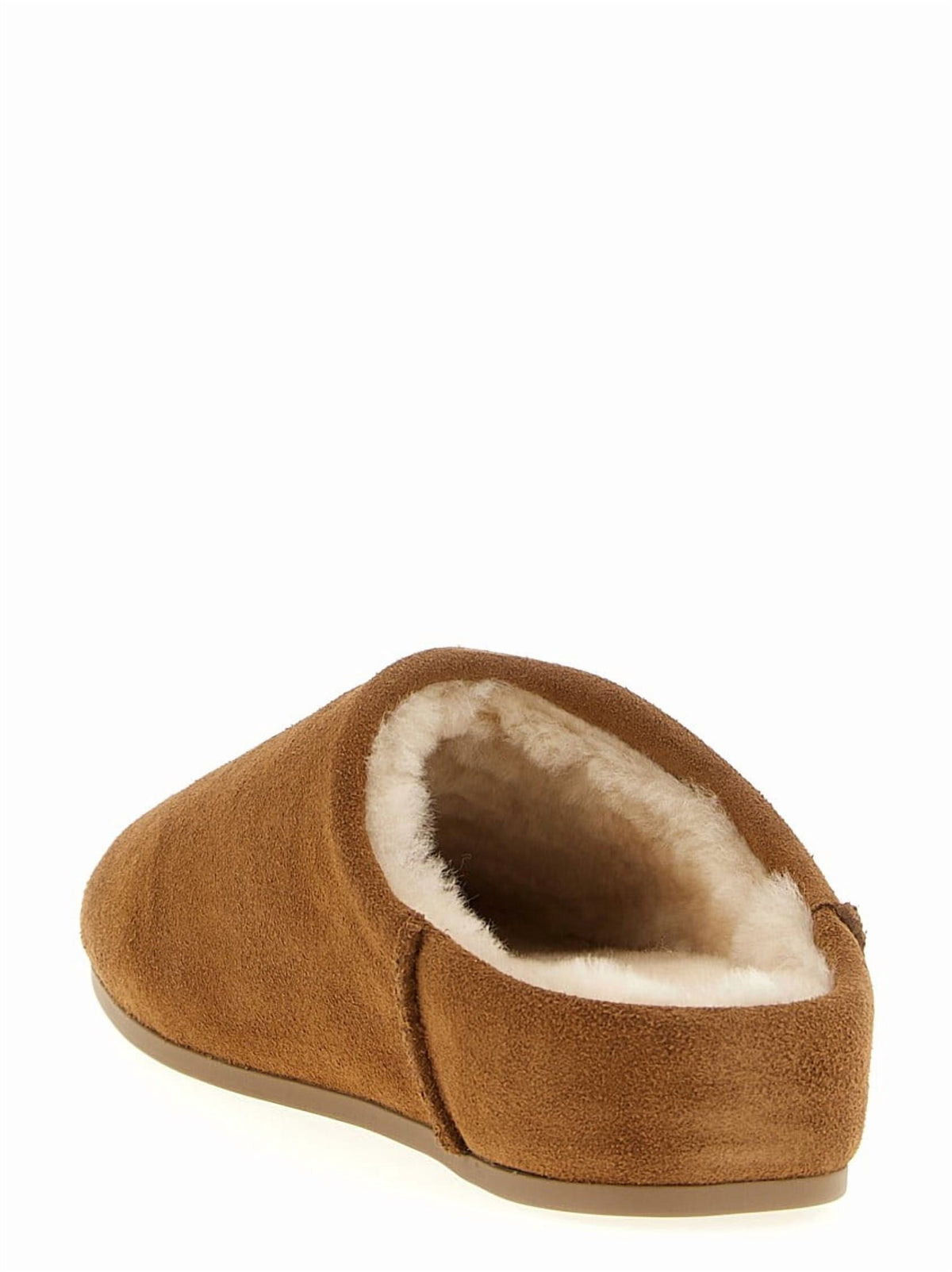 Ugg Slip-On Sandals With Smooth Suede Exterior Brown (Women's)