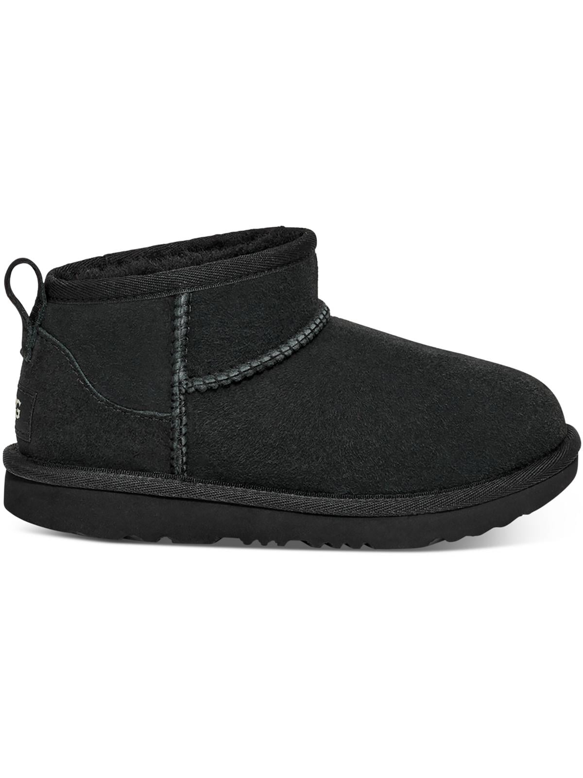 Ugg Girls CLASSIC ULTRA MINI Leather Little Kids Winter & Snow Boots