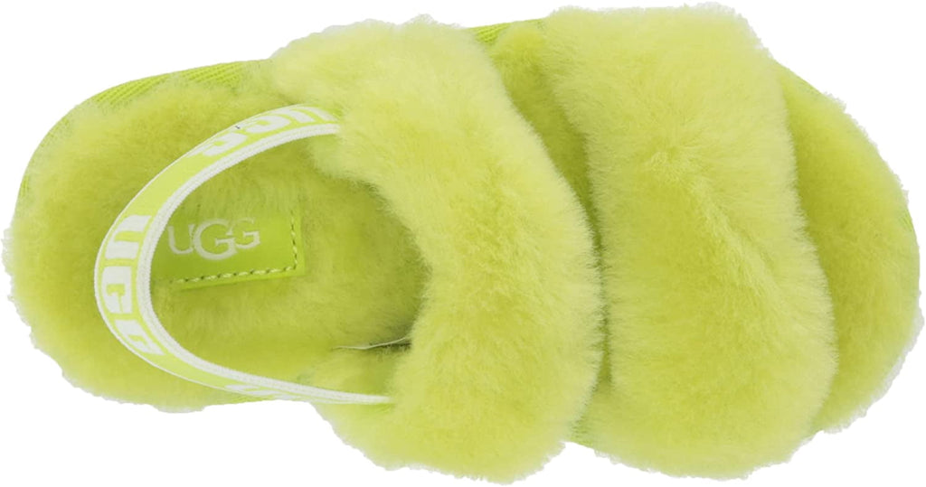 Ugg Girls Oh Yeah Big Kid Peep Toe Slide Slippers