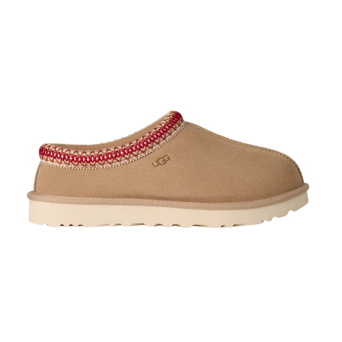 UGG Tasman II 1174470-SDDR Slippers Women's Sand Dark Cherry Suede Slip-On GUG19