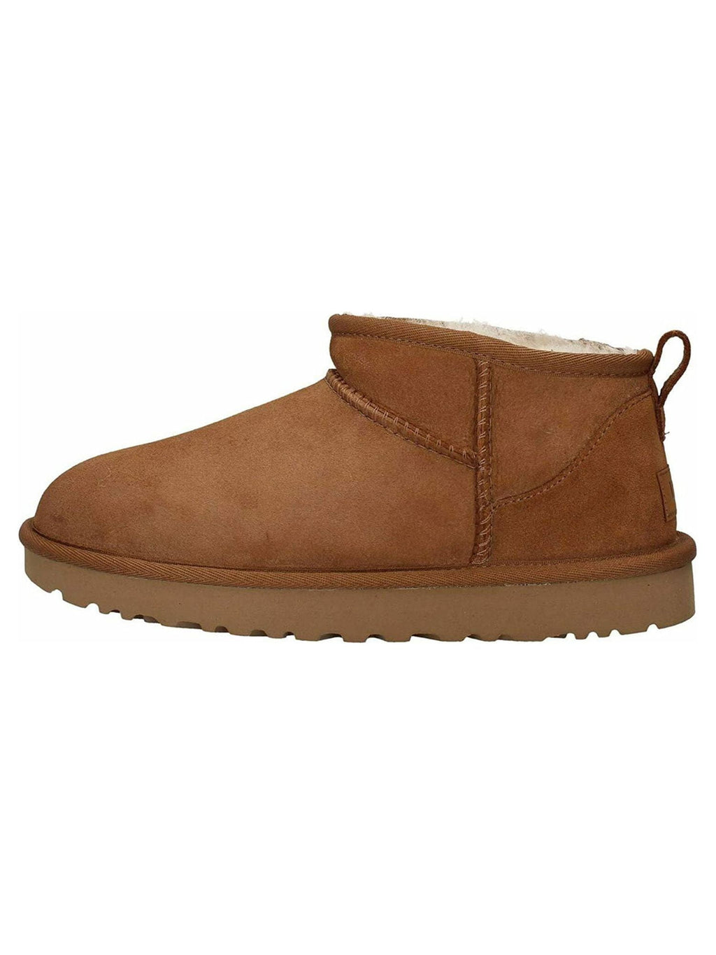 UGG Classic Ultra Mini Boot Suede Womens Shoes Size 10, Color: Chestnut