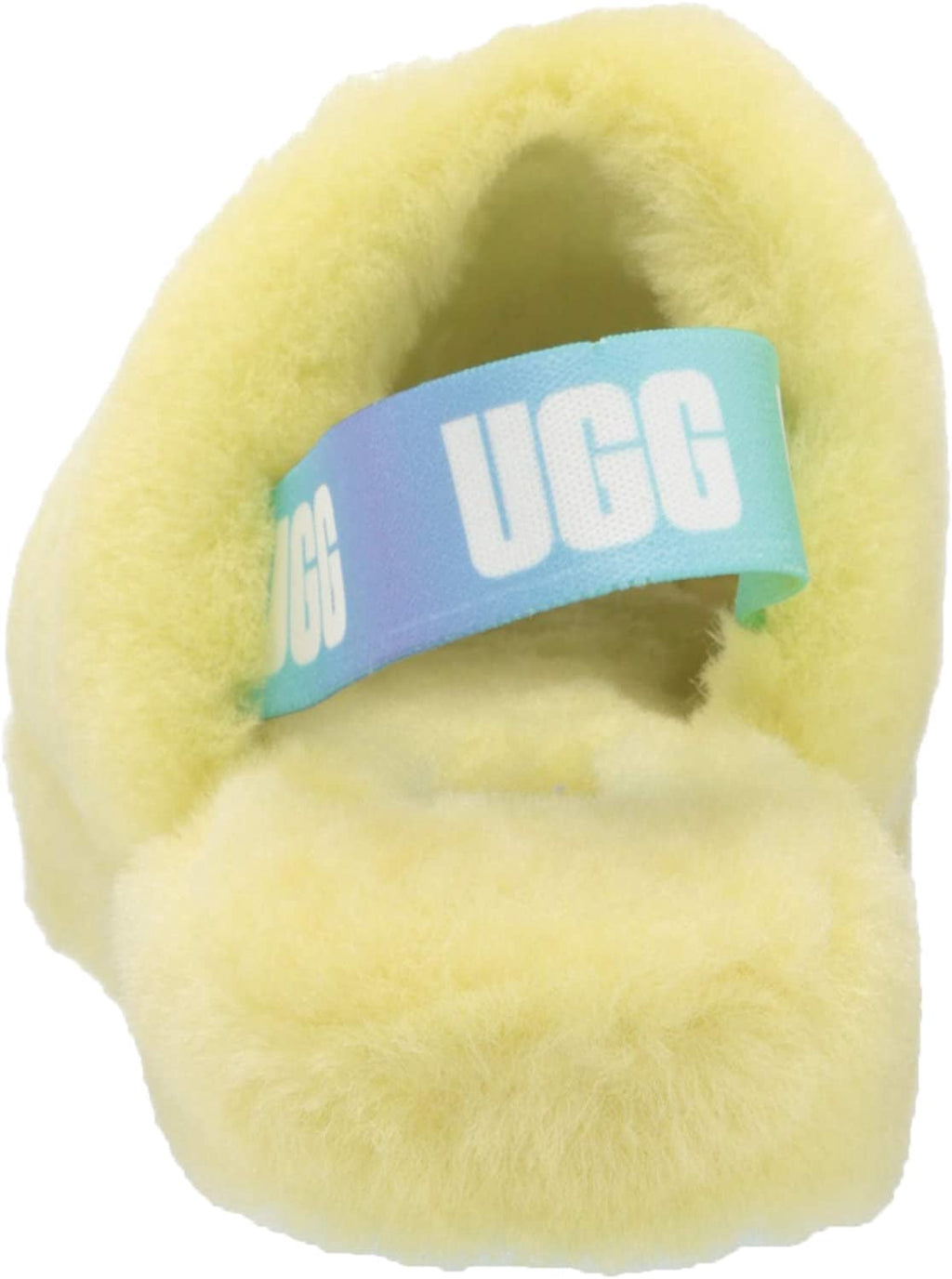 UGG Unisex-Child Fluff Yeah Slide Slipper Toddler 1-4 Years 9 Toddler Pollen Gradient