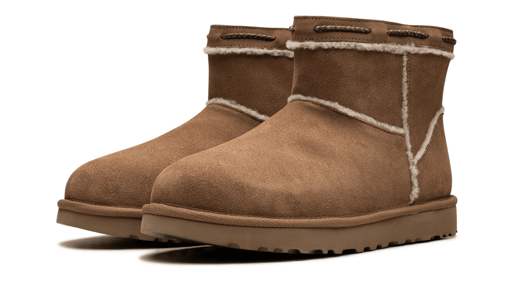 UGG WOMENS Classic Mini Shearling Braid Womens "Chestnut" 1166751 CHE 1166751 CHE from Stadium Goods