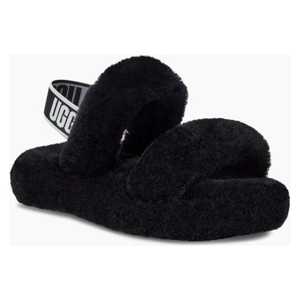 Big Kid's and Little Kid's UGG Oh Yeah Slide Black (1115752K-BLK) - 4