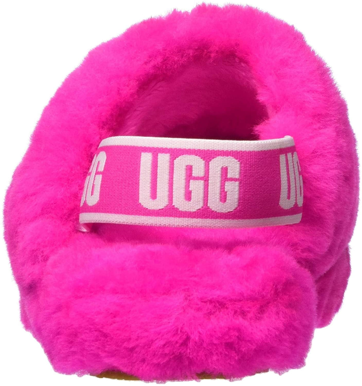 UGG Unisex-Child Fluff Yeah Slide Slipper Big Kid 8-12 Years 6 Big Kid Rock Rose