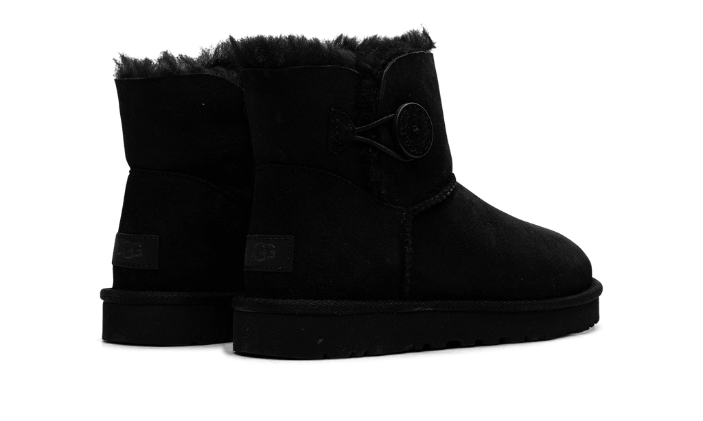 UGG WOMENS Mini Bailey Button Boot Womens "Black" 1016422 BLK 1016422 BLK from Stadium Goods