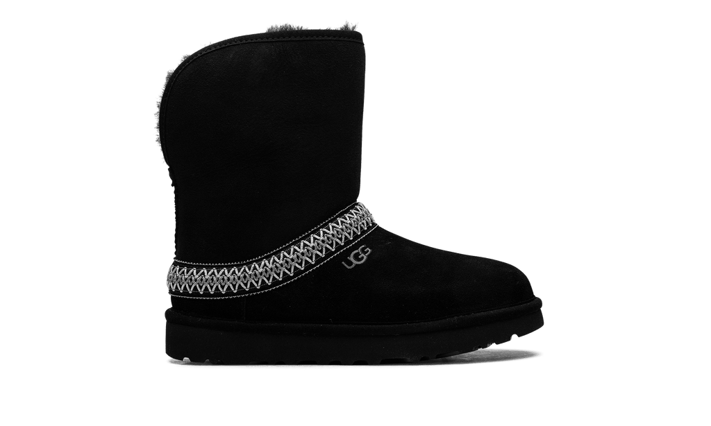UGG WOMENS Classic Short Crescent Boot Womens "Black" 1161770 BLK 1161770 BLK from Stadium Goods