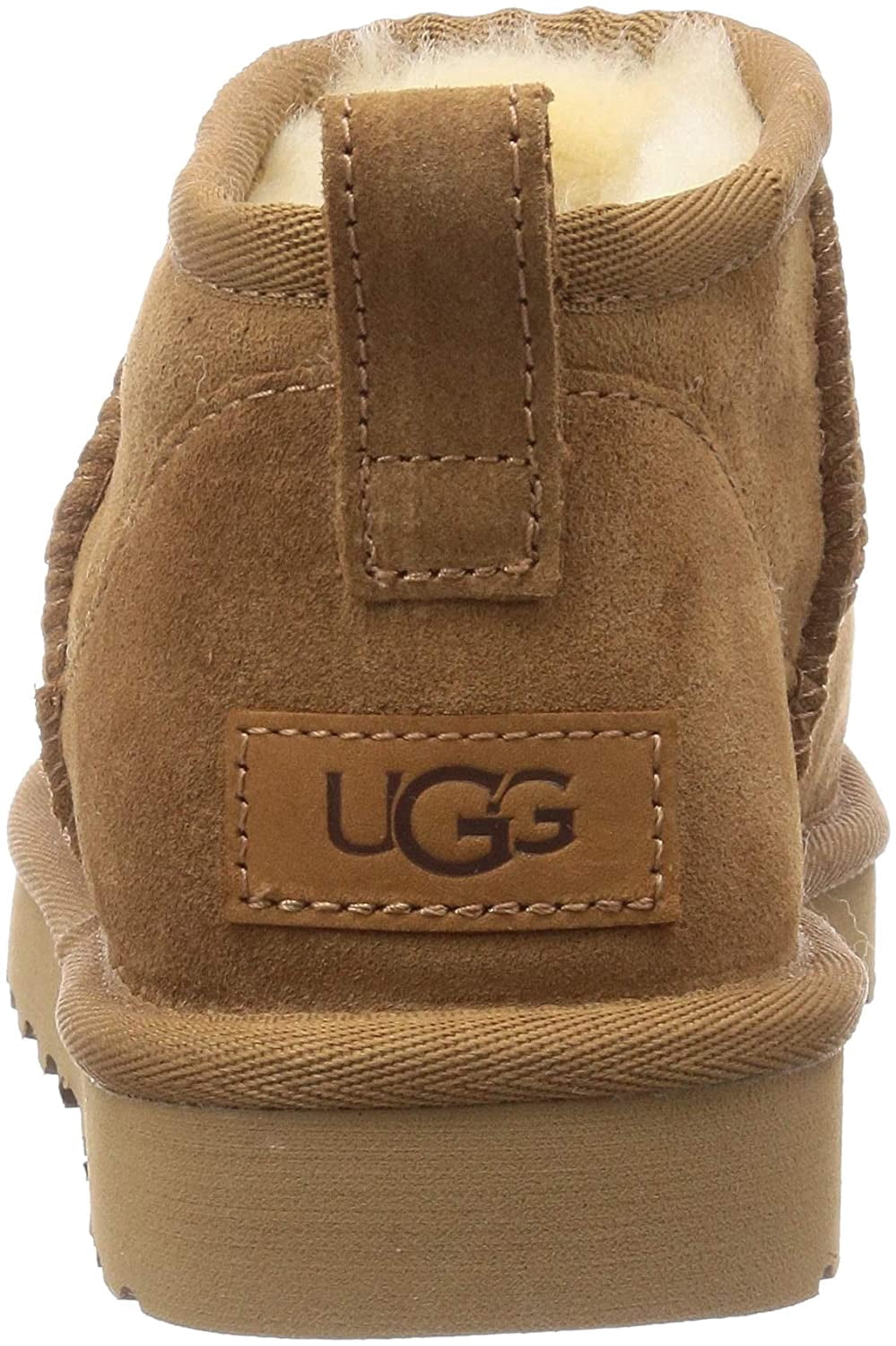 UGG Classic Ultra Mini Boot Suede Womens Shoes Size 10, Color: Chestnut