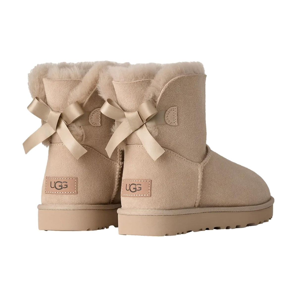 UGG Mini Bailey Bow II Moonlight 1016501-MNL Women's Size 8