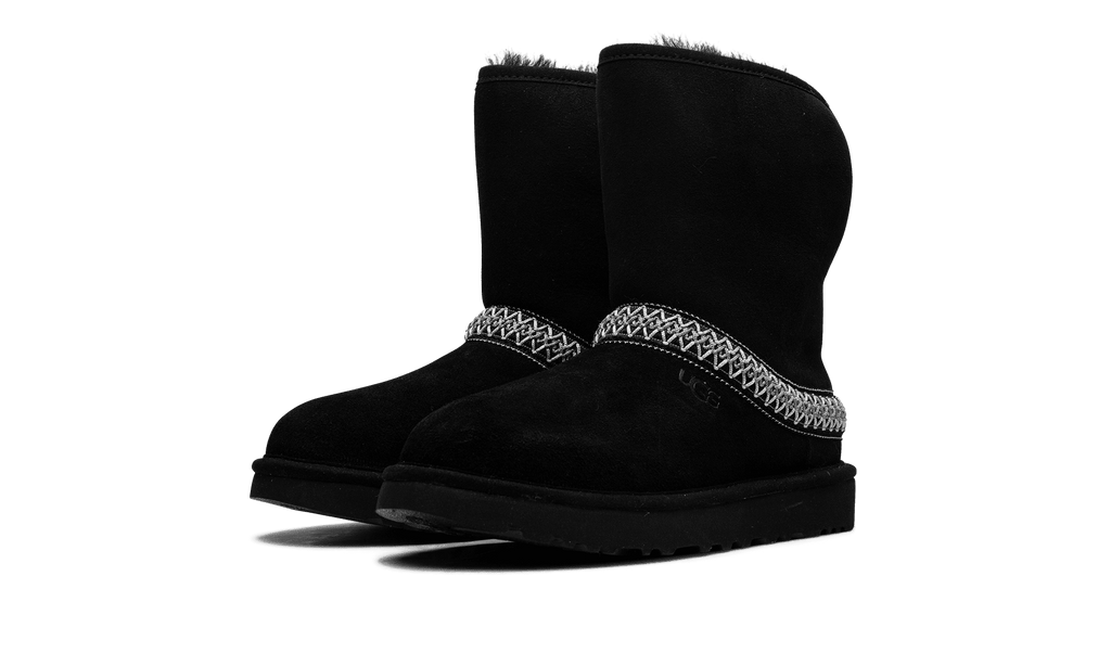 UGG WOMENS Classic Short Crescent Boot Womens "Black" 1161770 BLK 1161770 BLK from Stadium Goods