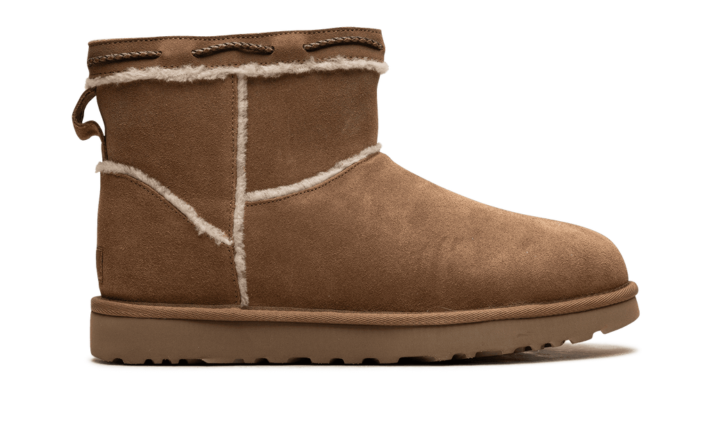 UGG WOMENS Classic Mini Shearling Braid Womens "Chestnut" 1166751 CHE 1166751 CHE from Stadium Goods