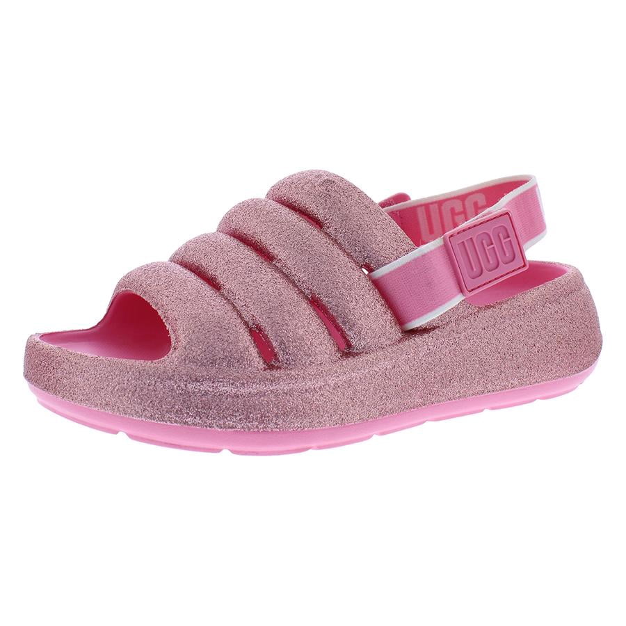 UGG Sport Yeah Glitter GS Girls Shoes Size 3, Color: Pink