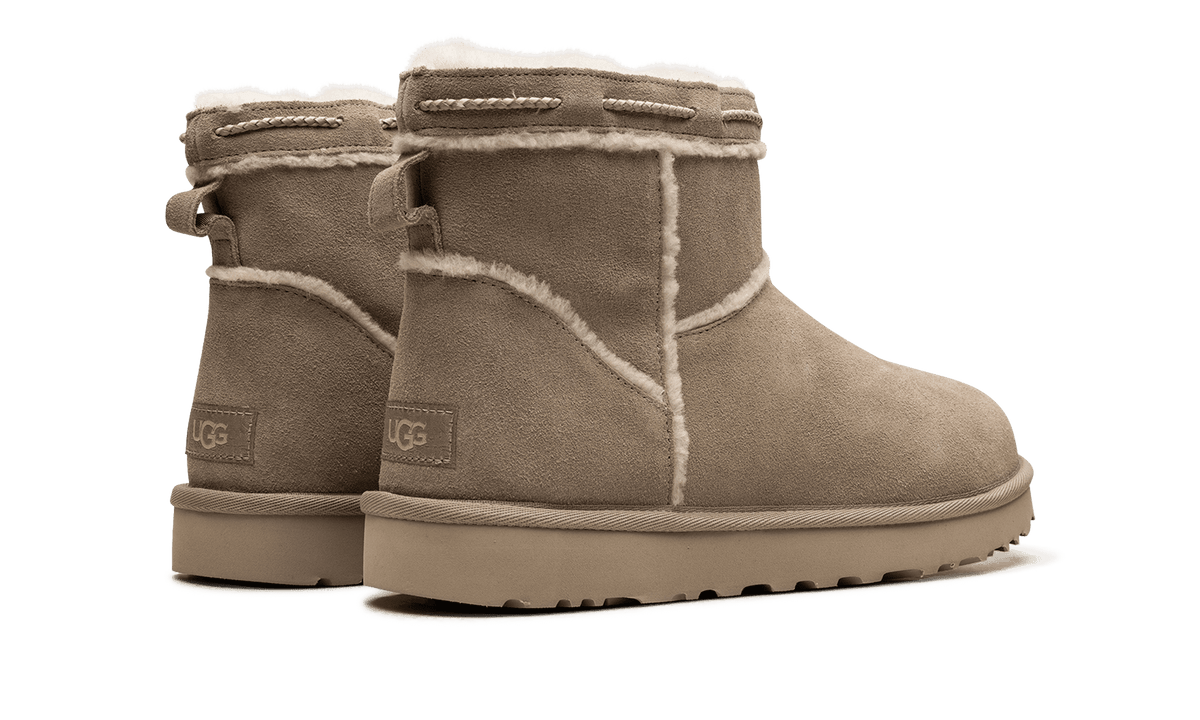 UGG WOMENS Classic Mini Shearling Braid Womens "Dune" 1166751 DUNE 1166751 DUNE from Stadium Goods