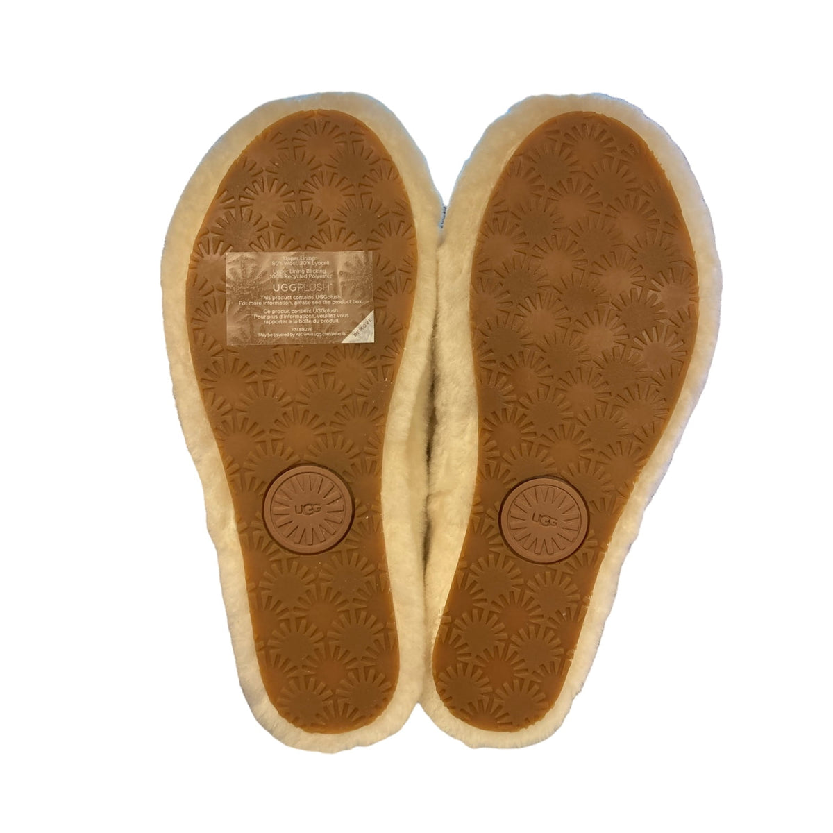 UGG Women's Fluff Yeah Slides Sheepskin Insole & Upper Slippers, 1095119 (Natural, 9)