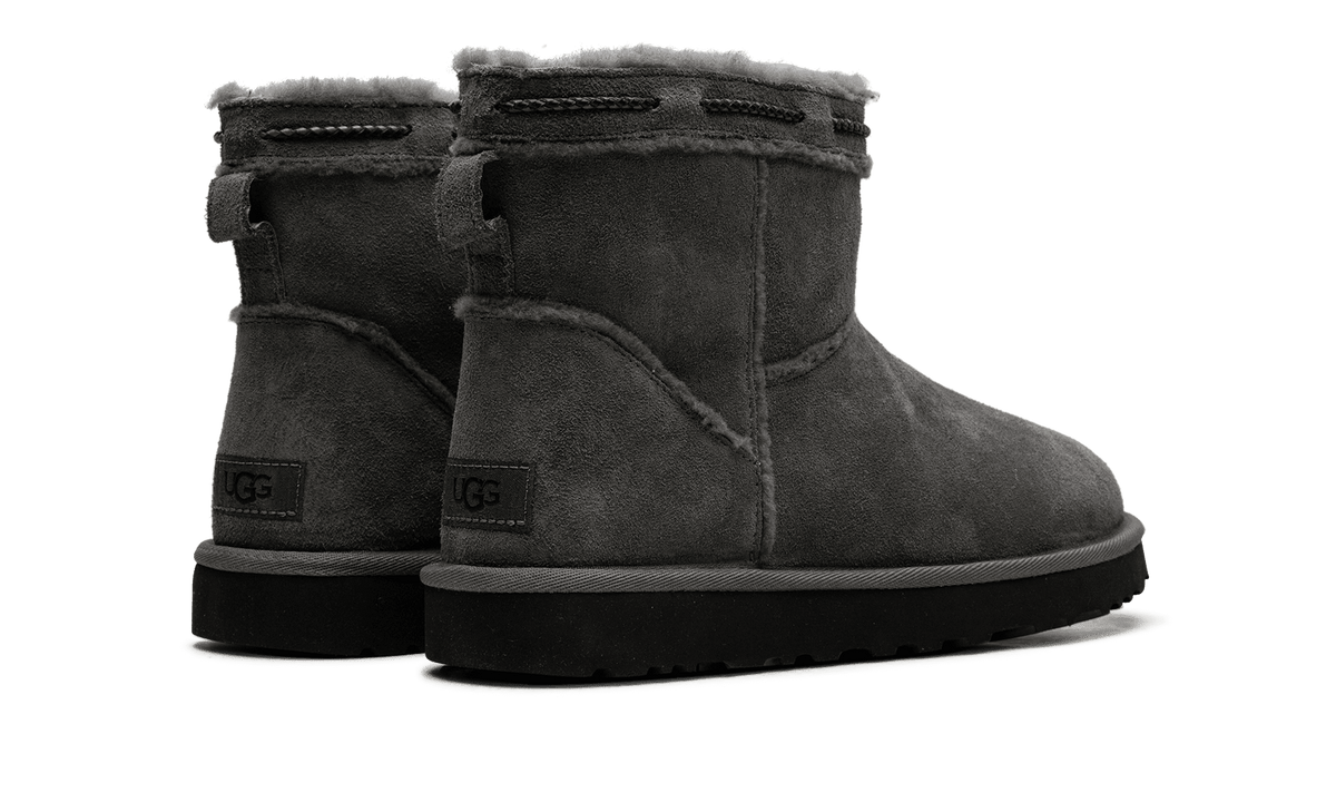 UGG WOMENS Classic Mini Shearling Braid Womens "Charcoal" 1166751 CHRC 1166751 CHRC from Stadium Goods