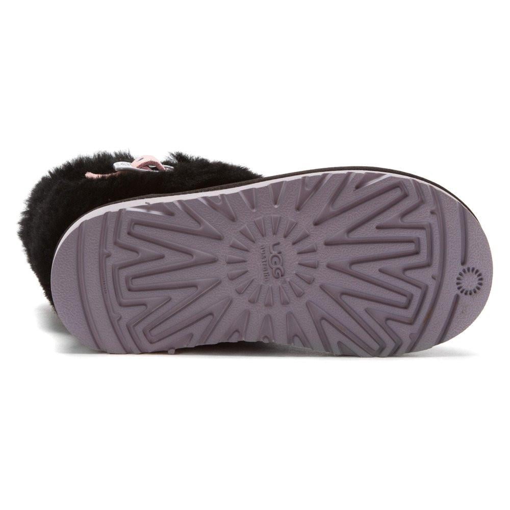 Ugg Kids Ellee Leather Boots Chocolate